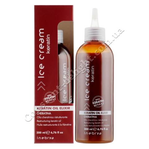 Еліксир для волосся з кератином Inebrya Keratin Oil Elixir 200 ml