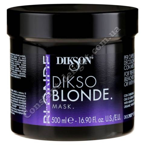 Маска для знебарвленого та мелірованого волосся Dikson Dikso Blonde Mask 500 ml