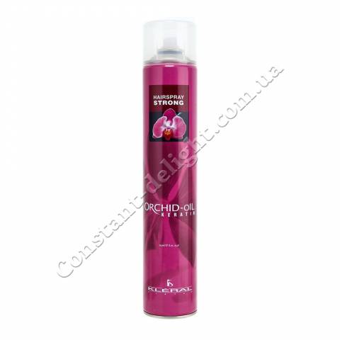 Лак для волос с экстрактом орхидеи Kleral System Orchid Oil Hairspray Strong 750 ml