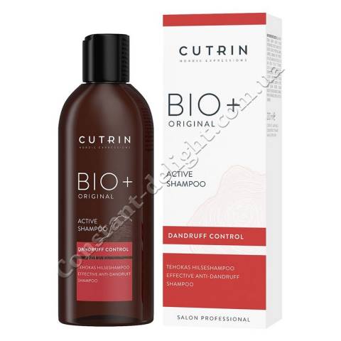 Активний шампунь для волосся проти лупи Cutrin Bio+ Original Active Shampoo 200 ml