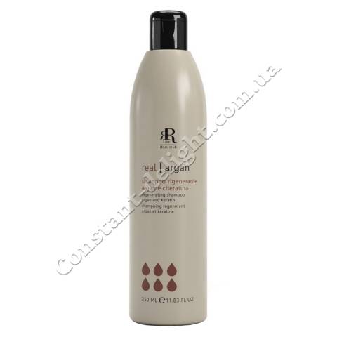 Реструктуризуючий шампунь для волосся з маслом аргани та кератином RR Line Real Argan Regenerating Shampoo 350 ml