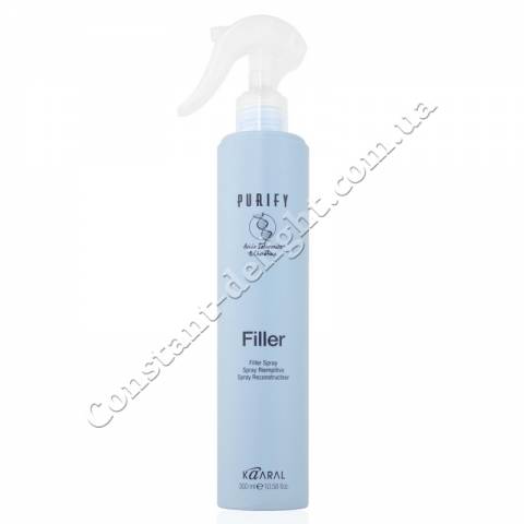 Спрей-филлер для волос с кератином и гиалуроновой кислотой Kaaral Purify Filler Spray 300 ml
