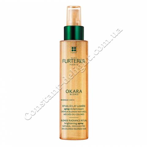 Спрей для натуральних світлих і фарбованого волосся Rene Furterer Okara Blond Brightening Spray 150 ml