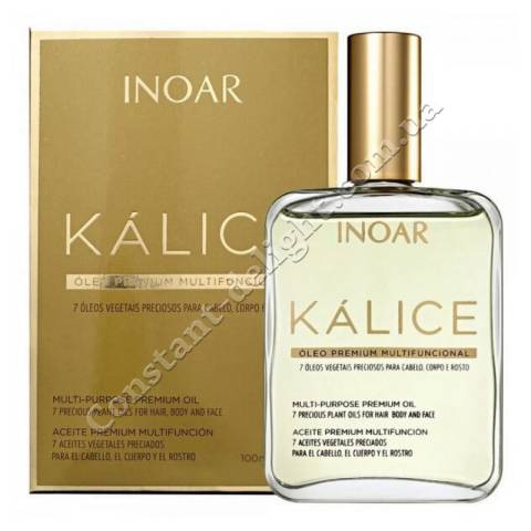 Сухе масло для волосся і шкіри голови Inoar Kalice Oil 100 ml