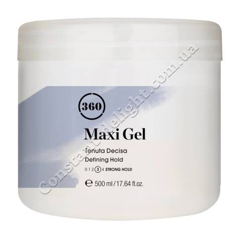 Гель для укладання волосся сильної фіксації 360 Maxi Gel