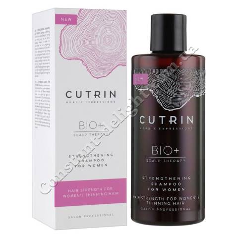 Зміцнюючий шампунь проти випадіння волосся для жінок Cutrin Bio+ Strengthening Shampoo For Women 250 ml