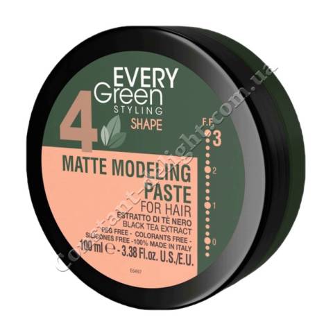 Моделирующая матовая паста для волос на основе чайного дерева Dikson Every Green Matte Modeling Paste 100 ml