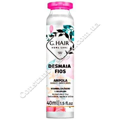 Витаминная ампула Глубокое Увлажнение Inoar Desmaia Fios G- hair, 40 мл