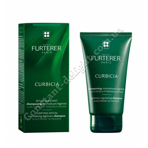 Регулює і нормалізує шампунь для волосся Rene Furterer Curbicia Lightness Regulating Shampoo 150 ml
