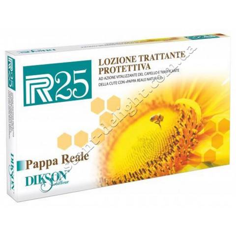 Лосьон в ампулах против выпадения и восстановление волос Dikson P.R.25 Pappa Reale 10x10 ml