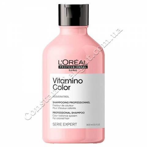 Шампунь для защиты и сохранения цвета окрашенных волос L'Oreal Professionnel Serie Expert Vitamino Color Resveratrol Shampoo 300 ml