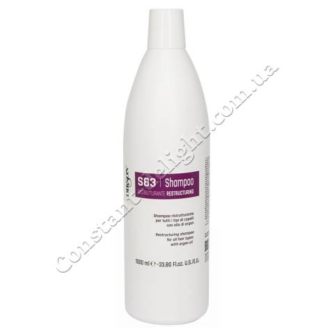 Смягчающий реструктуризирующий шампунь с маслом арганы для всех типов волос Dikson S 83 Shampoo 1000 ml