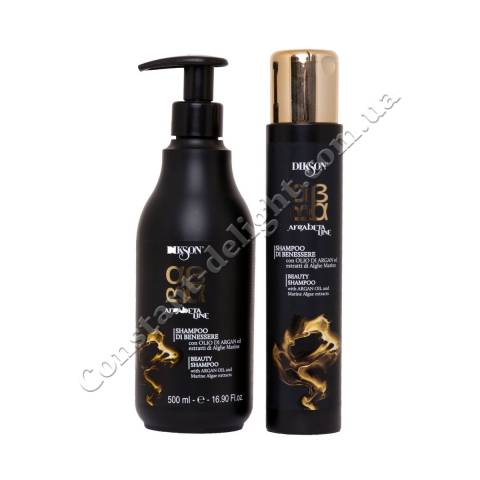 Улучшающий шампунь для волос с маслом аргана Dikson ArgaBeta Shampoo 250 ml