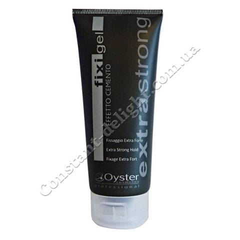 Гель для волос экстрасильной фиксации с эффектом цемента Oyster Cosmetics Fixi Gel Extra Strong Hold 200 ml