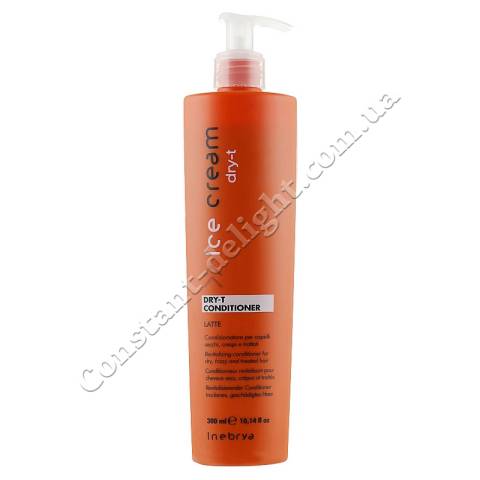 Питательный несмываемый кондиционер для волос Inebrya Ice Cream Dry-T Leave-In Conditioner 300 ml
