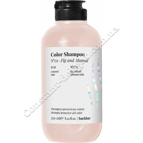 Шампунь для фарбованого волосся "Інжир і мигдаль" Farmavita Back Bar No1 Color Shampoo Fig and Almond 250 мол