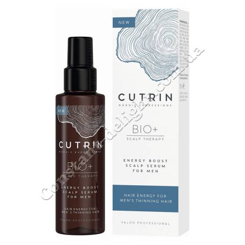 Сироватка проти випадіння волосся для чоловіків Cutrin Bio + Energy Boost Scalp Serum for Men 100 ml