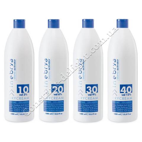 Окси-крем Сапфир-коллаген Inebrya Bionic Activator Oxycream 1,05%, 3%, 6%, 9%, 12% 1000 ml