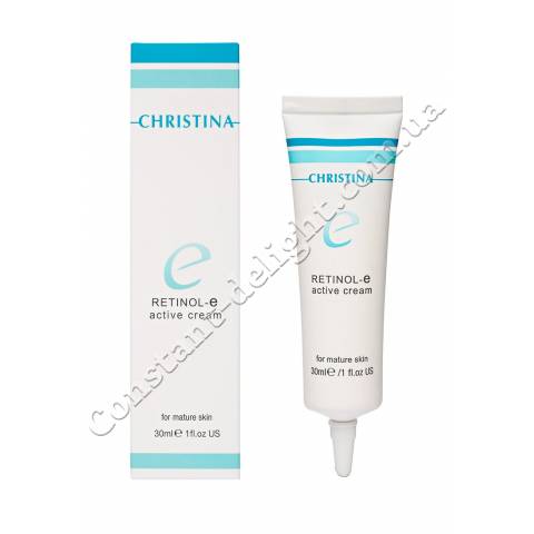 Активний крем для оновлення та омолодження шкіри обличчя з ретинолом Christina Retinol E Active Cream 30 ml