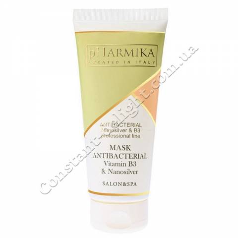 Антибактериальная маска для лица с витамином В3 и наносеребром pHarmika Mask Antibacterial Vitamin B3 & Nanosilver 200 ml