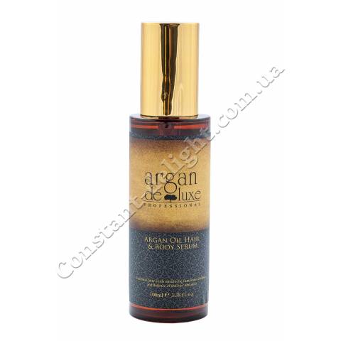 Арганова олія для волосся і тіла De Luxe Argan Oil Hair & Body Serum 100 ml