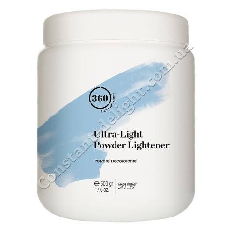 Пудра для волосся, що освітлює, антижовта 360 Bleaching Powder 500 g