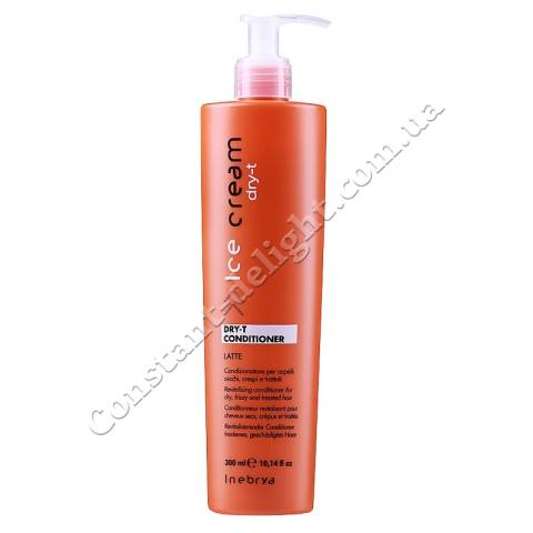 Кондиціонер для сухого, кучерявого та фарбованого волосся Inebrya Ice Cream Dry-T Conditioner 300 ml