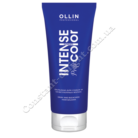 Бальзам для сивих і освітленого волосся Ollin Professional Gray and Bleached hair balsam 200 ml