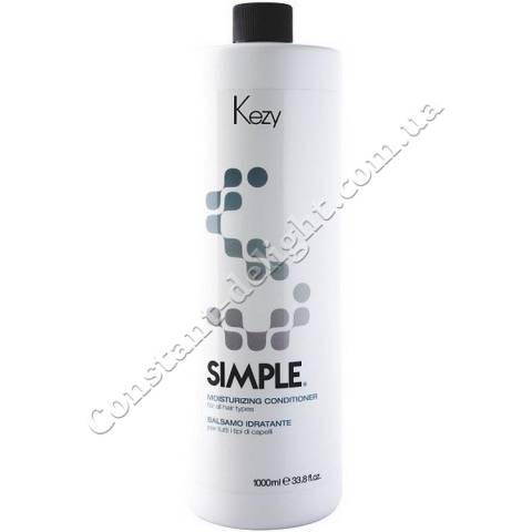 Бальзам увлажняющий для всех типов волос Kezy Simple Moisturizing Conditioner 1000 ml