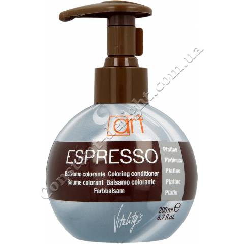 Бальзам восстанавливающий с окрашивающим эффектом (платина) VITALITYS Espresso Platin 200 ml
