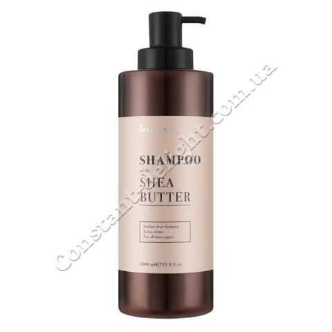 Бессульфатный шампунь с маслом ши для блеска волос Clever Hair Cosmetics Glossy Line With Shea Butter Shampoo 1000 ml