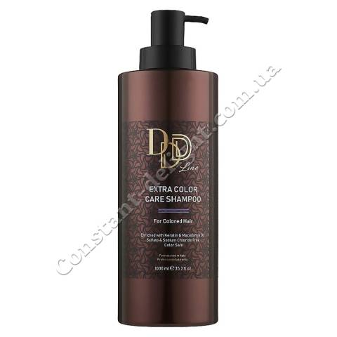 Безсульфатный шампунь Экстразащита для окрашенных волос Clever Hair Cosmetics DDD Line Extra Color Care Shampoo 1000 ml