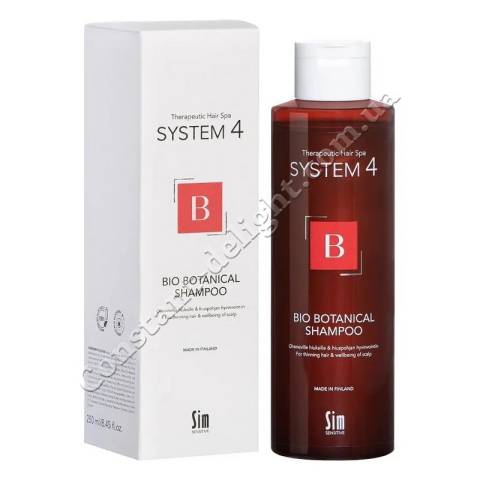 Био-ботанический шампунь стимулирующий рост волос Sim Sensitive System 4 Bio Botanical Shampoo "B" 250 ml