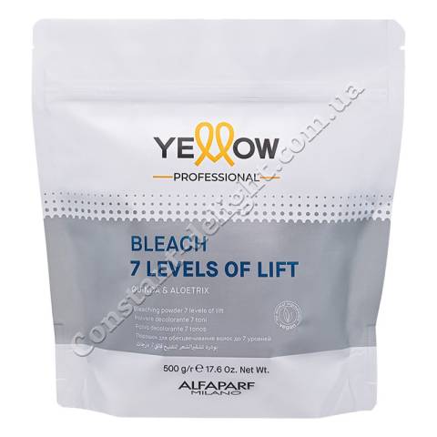 Yellow Bleach 7 Levels Осветляющая пудра для волос до 7-ти тонов 500 g