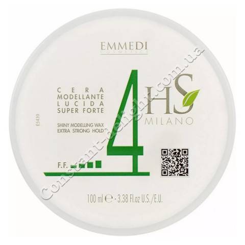 HS Milano Emmedi 4 Modeling Wax Блестящий воск для волос 100 ml