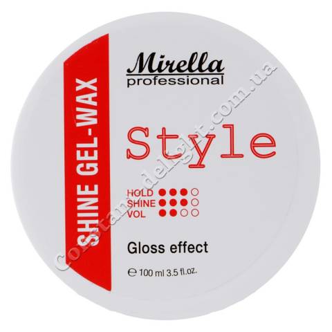 Блестящий гель-воск для укладки волос Mirella Professional Style Shine Gel-Wax 100 ml