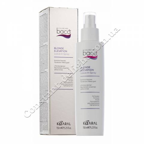Спрей для осветленных волос Kaaral Baco Color Blonde Elevation Leave-in Spray 150 ml