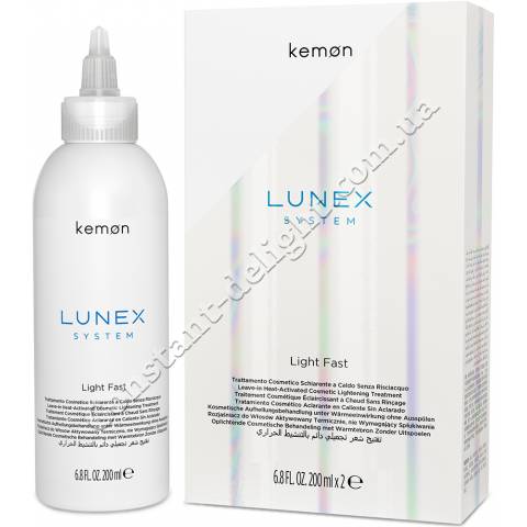 Быстродействующее несмываемое средство для осветления волос Kemon Lunex System Lunex Light Fast 200 ml