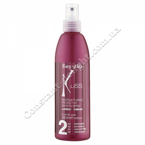Спрей для реконструкции волос FarmaVita K.Liss Restructuring Protective Keratin Spray 250 ml