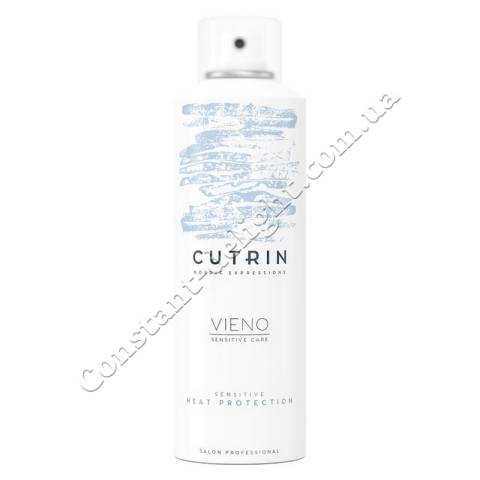 Термозащитный спрей для волос без отдушки Cutrin Vieno Sensitive Heat Protection Spray 200 ml