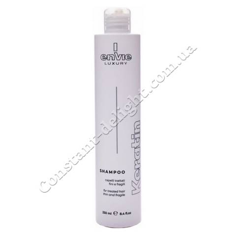 Шампунь для пошкодженого волосся з кератином Envie Keratin Shampoo 250 ml