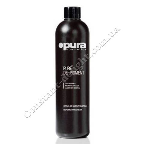 Депігментатор крем для м'якого видалення косметичного волосся Pura Kosmetica Pure De Pigment Cream 500 ml