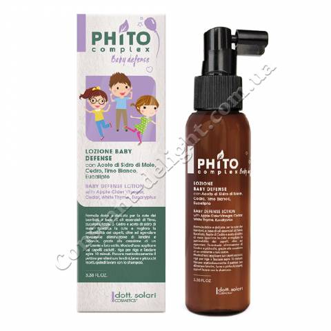 Детский лосьон для волос Dott. Solari Phitocomplex Baby Defense Lotion 100 ml