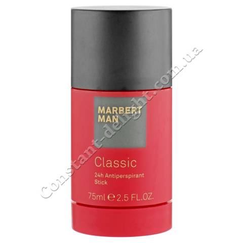 Дезодорант-стик 24 часа защиты для мужчин Marbert Man Classic 24h Anti-Perspirant Stick 75 ml