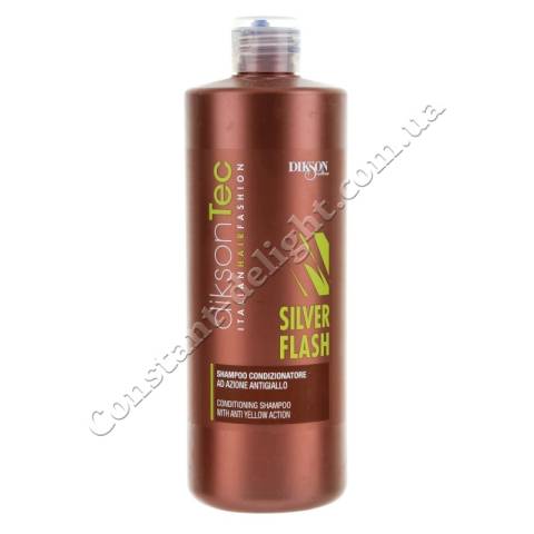 Шампунь-нейтрализатор желтизны волос Dikson Silver Flash Shampoo 500 ml