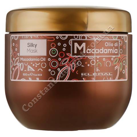 Маска-шелк для волос с маслом макадамии Kleral System Olio Di Macadamia Silky Mask 500 ml