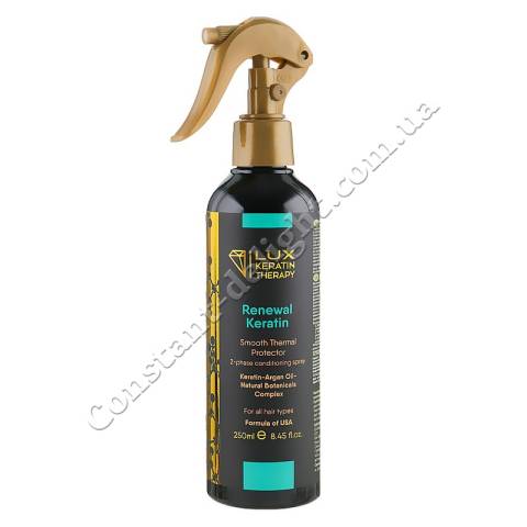 Двуфазный спрей-термозащита для волос Lux Keratin Therapy Renewal Keratin Spray 250 ml