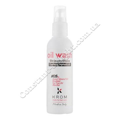Двухфазное очищающее масло для волос Krom Tea Tree Oil Wash 100 ml