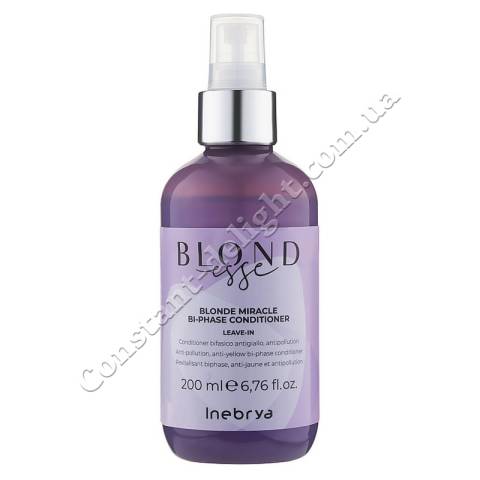 Двофазний кондиціонер для волосся Inebrya Blondesse Blonde Miracle Bi-Phase Conditioner 200 ml