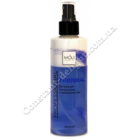 Двофазний спрей-кондиціонер з термозахистом Moli Cosmetics Thermal Spray 200 ml